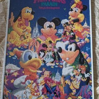 ディズニー1000ピースパズル完成品