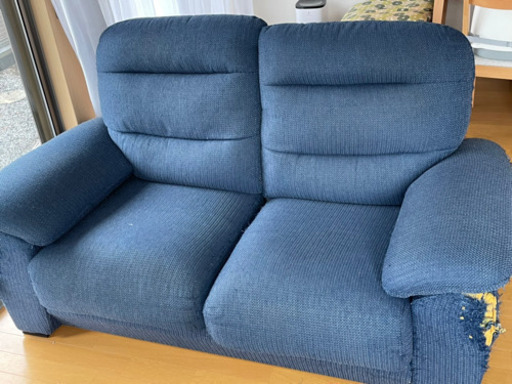 【傷ありのため1000円】5年使ったソファお譲りします