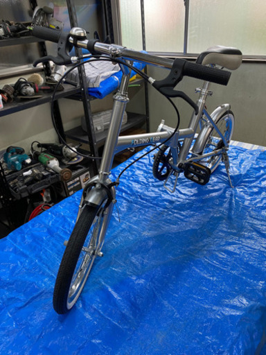 折りたたみ式16インチ自転車　超美品！　シルバー