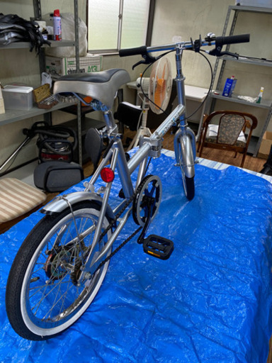 折りたたみ式16インチ自転車　超美品！　シルバー