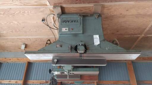 高木　手押しかんな盤FM型200