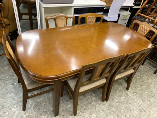 大塚家具6人掛けダイニングセット