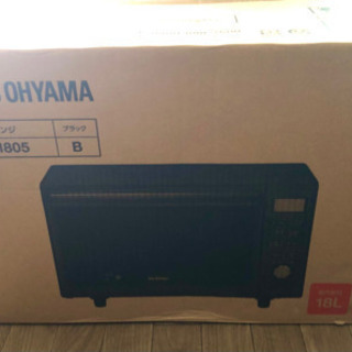 新品･未使用 オーブンレンジ 18L MO-F1805 黒の画像