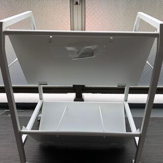 【美品】ファイルワゴン２段 TG-2 不二貿易　キャスター付きの画像