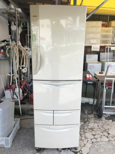 【リサイクルサービス八光　田上店　安心の1か月保証　配達設置ok】日立 HITACHI R-K40MPAM-C [401L 5ドア冷蔵庫]