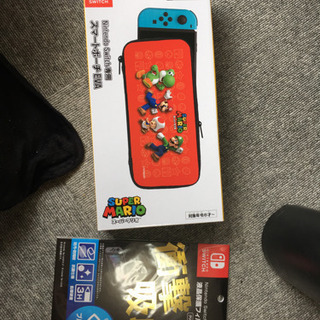 Switch用衝撃フィルム　スマートポーチ
