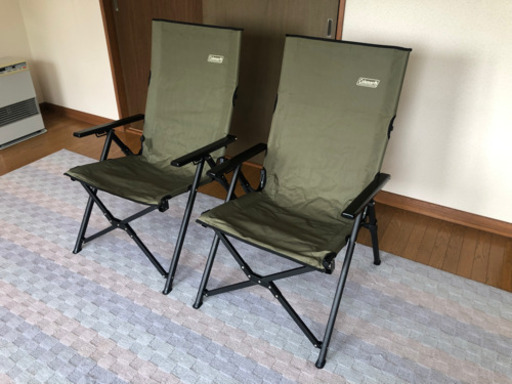【お値下げ】キャンプ　コールマン レイチェア(2脚組)