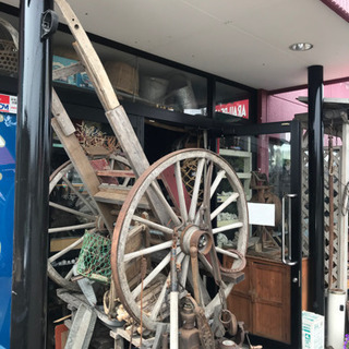 大八車、馬車、馬車車輪、人力車、荷車、馬車荷車、店舗用品、ガーデ...