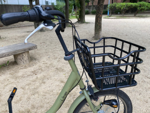 イオンバイク　子供載せ　レインカバー付き　電源でない