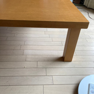 【今週廃棄予定:0円にしました】直接引取希望　木製ローテーブルの画像