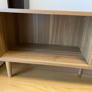 【組立済・新品】テレビ台ローボード　幅110×奥行30×高45 (cm)の画像