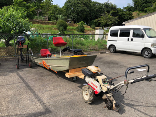 12フィート　アルミボート　フルセット