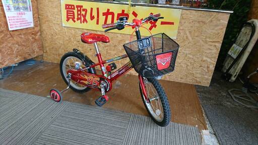 【愛品館市原店】 １６インチ子供自転車　カーズ　ides【管理IHU042681-104】