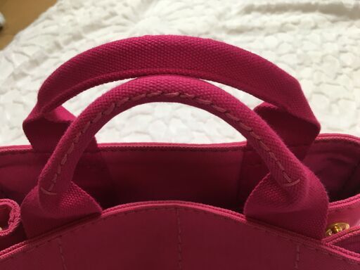 【良品】PRADA CANAPA プラダ カナパ ピンク レディース ショルダーバッグ