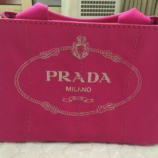 【良品】PRADA CANAPA プラダ カナパ ピンク レディース ショルダーバッグ