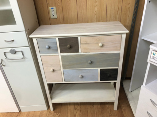 【リサイクルサービス八光　田上店】アンティーク風　収納ラック