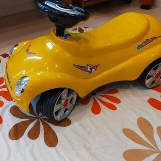 【売約済】【乗用玩具】黄色スポーツカー　乗り物　車遊び