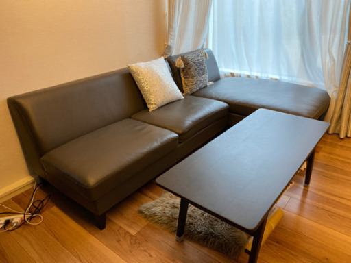 ソファ　2人がけ　1人がけカウチ　セット