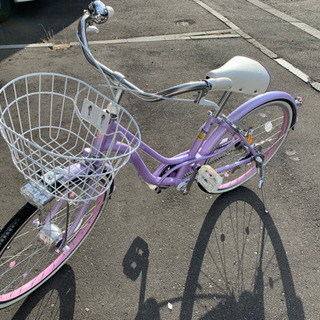 メゾピアノ 22インチ 紫色 メゾピアノ mezzo piano 自転車 子供用