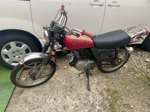 旧ハスラー　TS50　現状　部品取りにでも