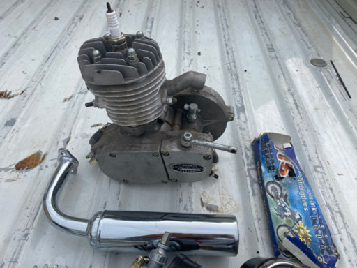 自転車にエンジン　50cc モペットキット　希少　