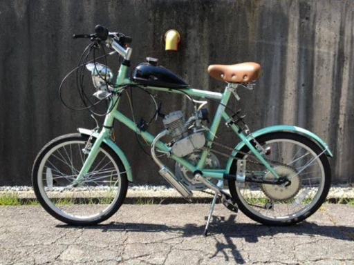 自転車にエンジン　50cc モペットキット　希少