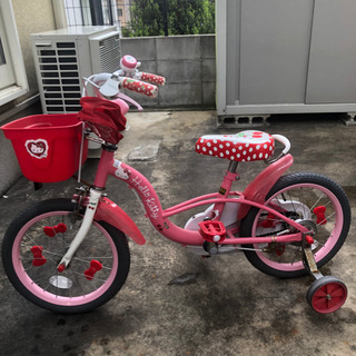 ■■14インチ自転車　ハローキティ■■ おまけ付き　1万円→値引...