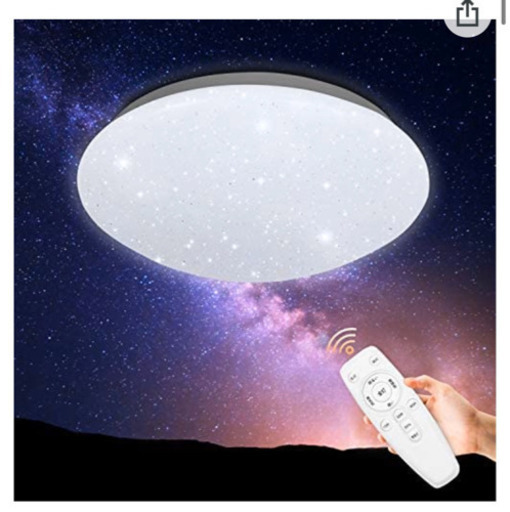 LEDシーリングライト 星空効果