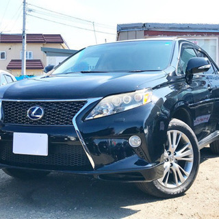 #自社ローン《最長１２０回》《頭金なし》レクサスRX 後期使用　本州仕入　サンルーフ　マルチナビ　黒革シートの画像