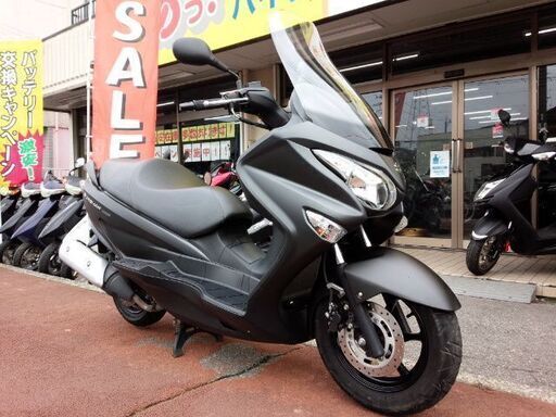 車名　NO.3873　バーグマン２００　ＦＩ車　シガーソケット電源　マッドグレー ☆彡