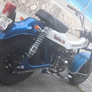 スズキ　バンバン50　ワンオフ4スト使用　通勤、通学、レジャーの画像