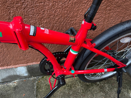 ITALIAN GUARDIAN 20吋折り畳み自転車  レッド