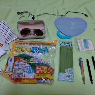 無料 雑貨、サングラス、園芸用品、筆記用具(希少なPentelプ...