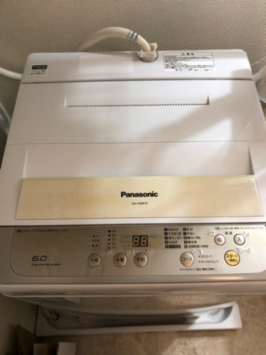 パナソニック 洗濯機 2017年製　6.0kg