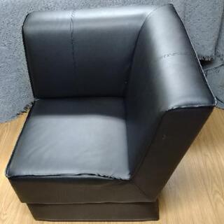 コーナーソファー3分割可　1箇所破れ補修あり　245×60×75の画像