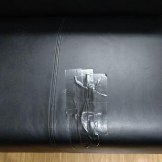 コーナーソファー3分割可　1箇所破れ補修あり　245×60×75の画像