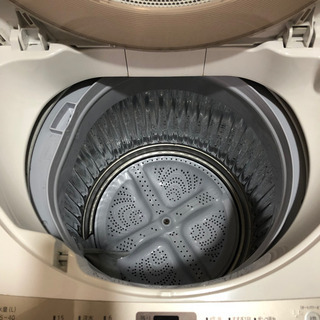 シャープ　全自動洗濯機の画像
