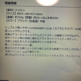 大きめリュック　美品　修学旅行などの画像