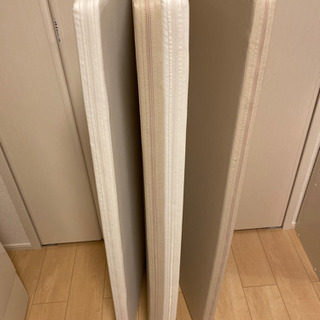 クッションマット 120×160×4cm ベージュ×白 4段