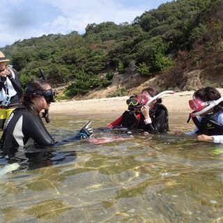親子スノーケリング教室＆海辺のバーベキュー in 瀬戸内海