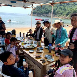 親子スノーケリング教室＆海辺のバーベキュー in 瀬戸内海の画像