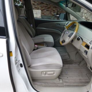 検査3年10月エスティマG WORK19インチ/モデリスタエアロ/純正HDDナビ/ALPINE10.1インチフリップダウン/サイド/バックカメラ/両側パワスラ/ETCの画像