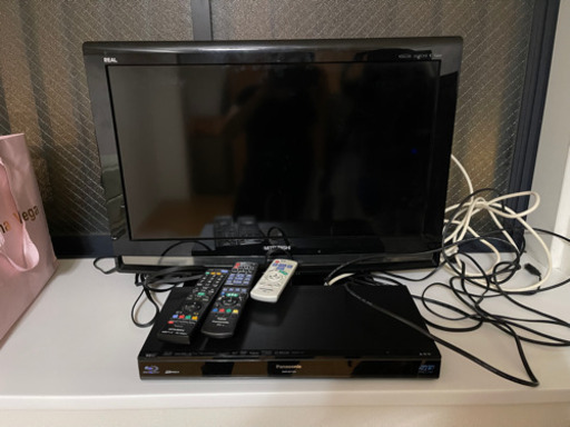 三菱液晶テレビ/Panasonic Blu-rayレコーダーセット
