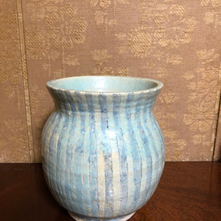無料！さわやかな淡いブルーの花瓶　差し上げます！