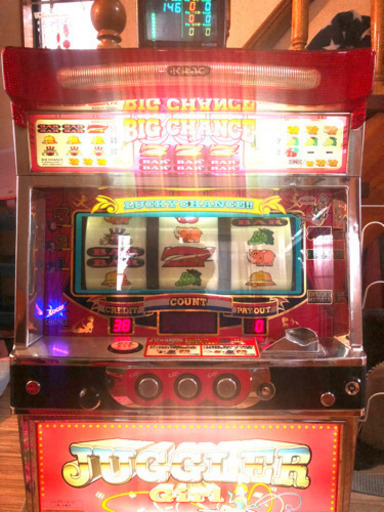 【商談中】4号機 ジャグラーガール スロット パチスロ 実機