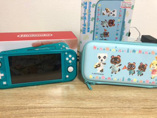 「個別売り可能」 店舗で出されている価格よりは割と安くします　任天堂switch lite ターコイズブルー　&オプション、アクセサリーセット　2ソフト付き
