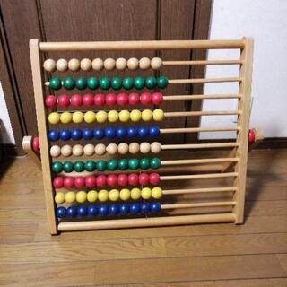 木製100玉そろばん