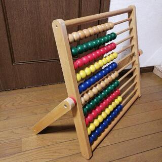 木製100玉そろばんの画像