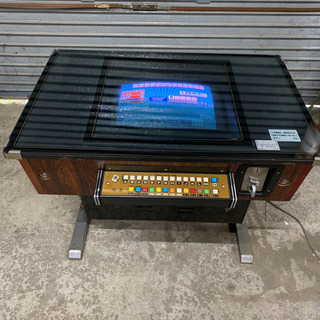 昭和レトロ テーブル TV ゲーム 麻雀 アーケード 喫茶店 仕様