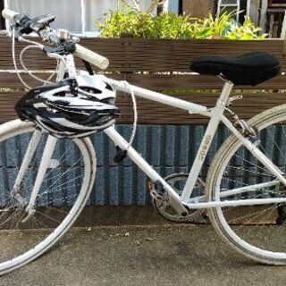 27インチ自転車ホワイトの画像
